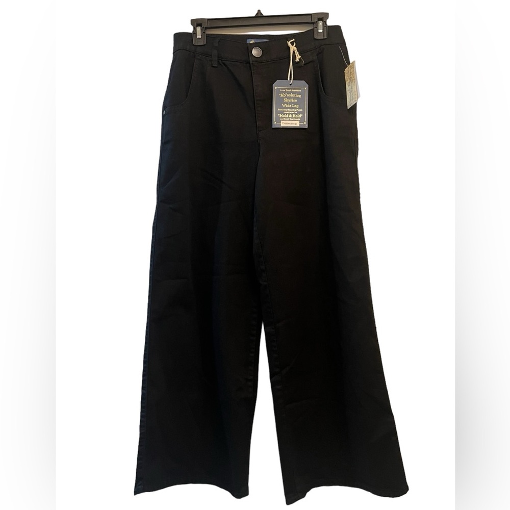 Democracy Black Skyrise Wide Leg Jeans